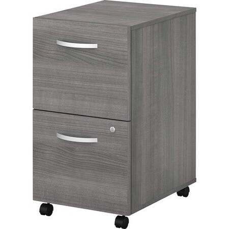 Bush Business Furniture Pedestal, Mobile, FF, 16inx20inx28in, Platinum Gray BSHSCF116PGSU